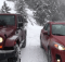 Jeep v Mazda in snow